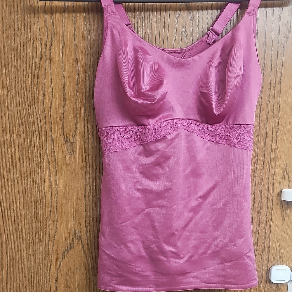 Ruby Ribbon Pink Shapewear Top